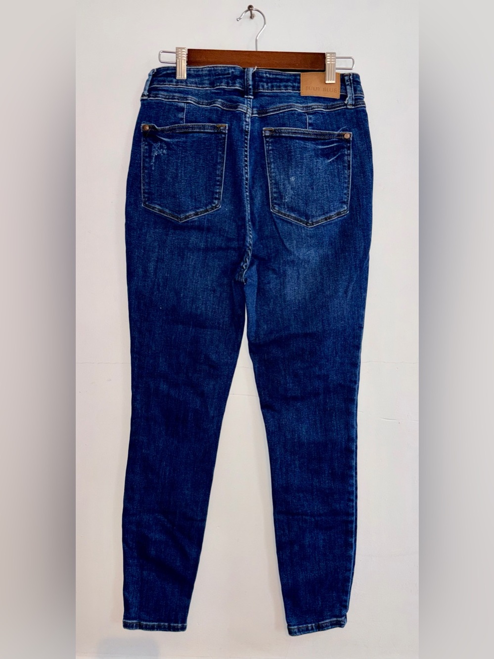 Judy Blue Skinny Fit Dark Wash Jeans sz 31 - Picture 2 of 8